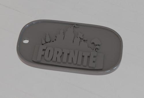Fortnite Dog tag preview image